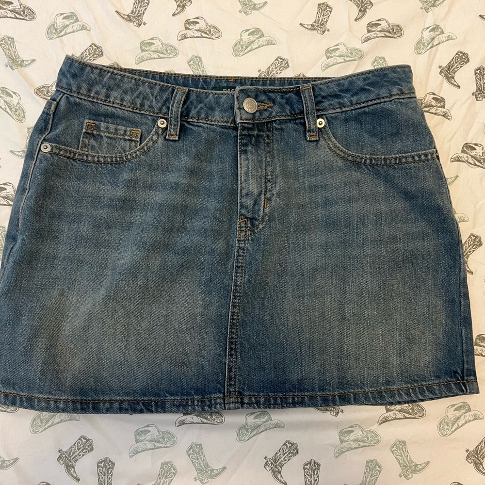 Wild Fable Blue Mini Skirt Casual